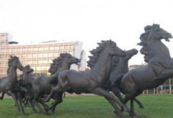 泰安群马公园动物铜雕，让艺术描绘你的故事