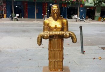 泰安昆仑山神农雕塑像，传承古老艺术