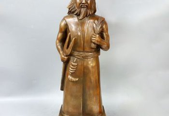泰安尊贵的神农大帝铜雕塑