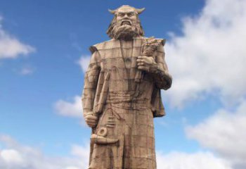 泰安精美神农大型石雕像，由中领雕塑定制