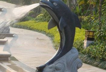 泰安海豚雕塑：惊艳世间，把精灵捧在掌心