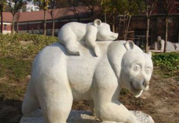 泰安狗熊雕塑景观，给你一个精美园林