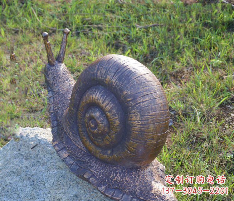 泰安蜗牛铜雕