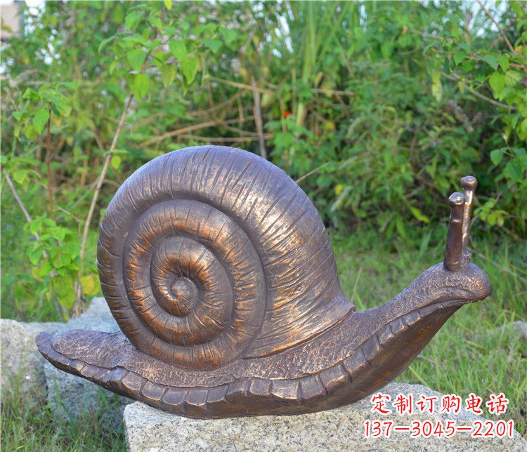 泰安蜗牛铜雕塑