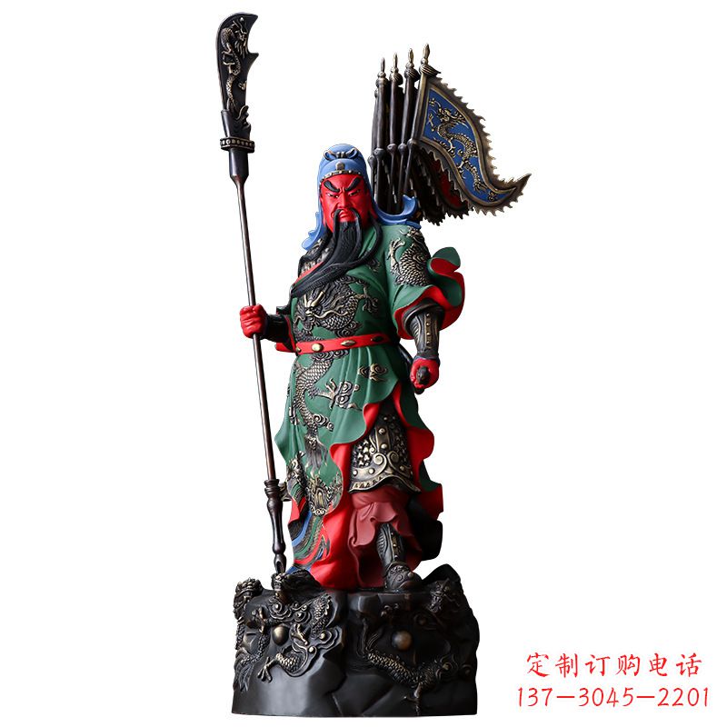 泰安武财神关二爷雕塑