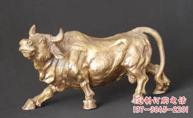 泰安西班牙斗牛-鎏金牛