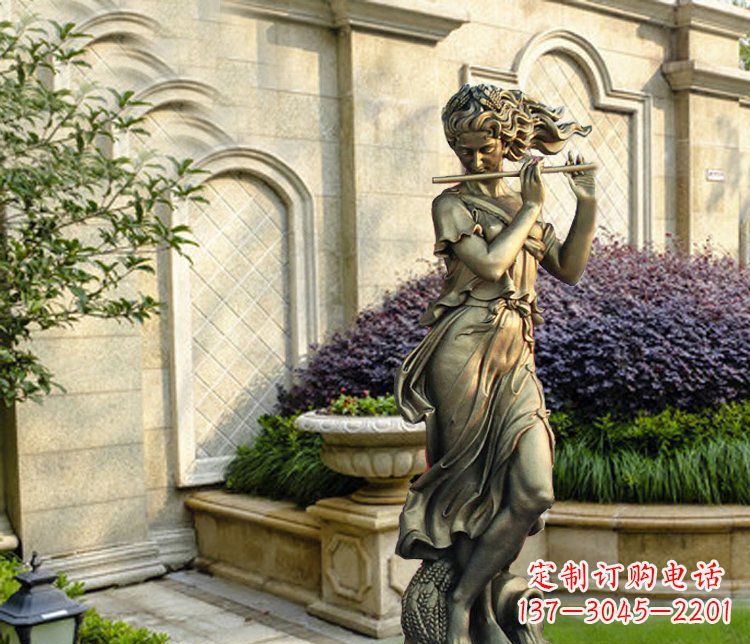 泰安西方女人别墅景观铜雕塑