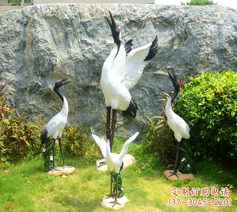 泰安仙鹤雕塑 墓地