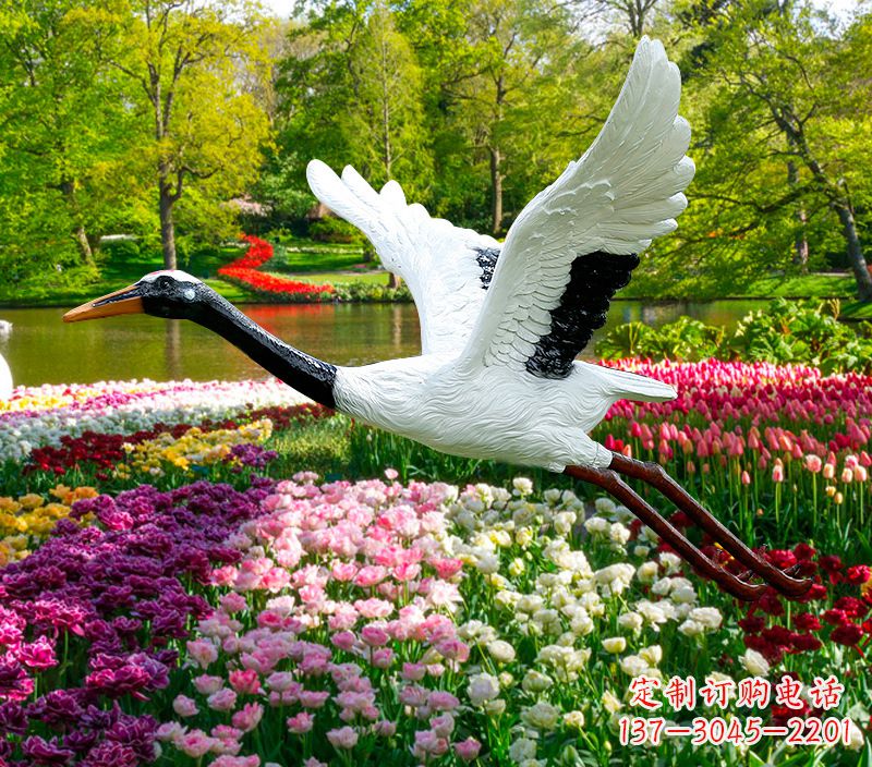 泰安仙鹤雕塑灯