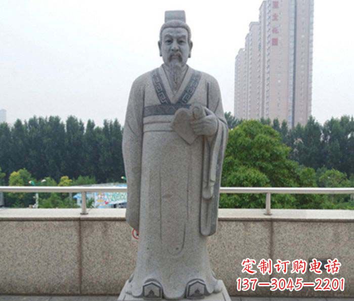 泰安先秦法家代表人物商鞅石雕