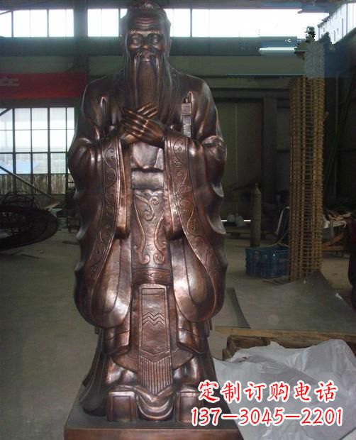 泰安先师孔子雕塑