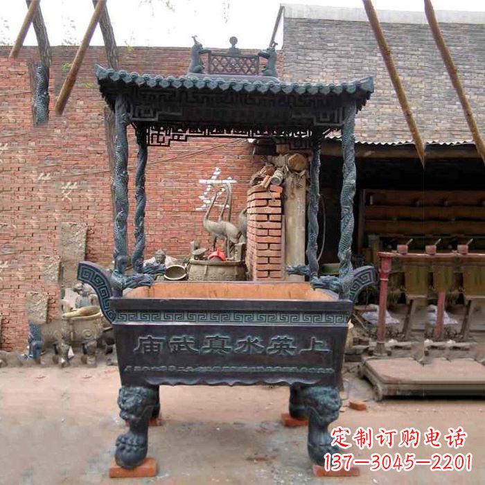 泰安现代铜香炉