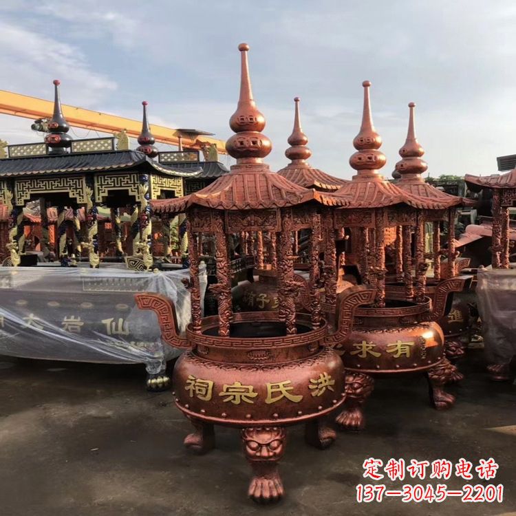 泰安香炉铜雕