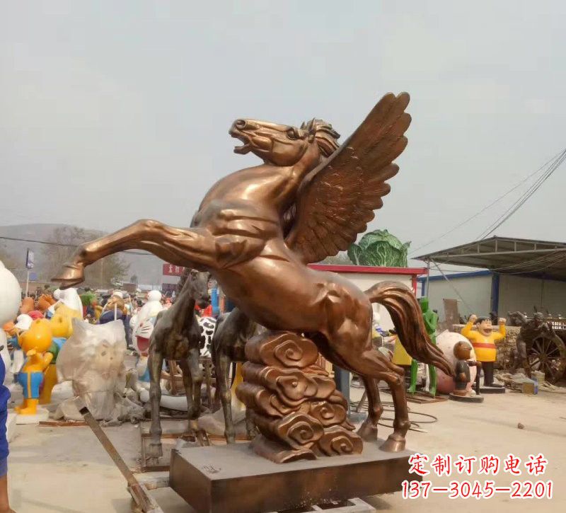 泰安祥云飞马铜雕