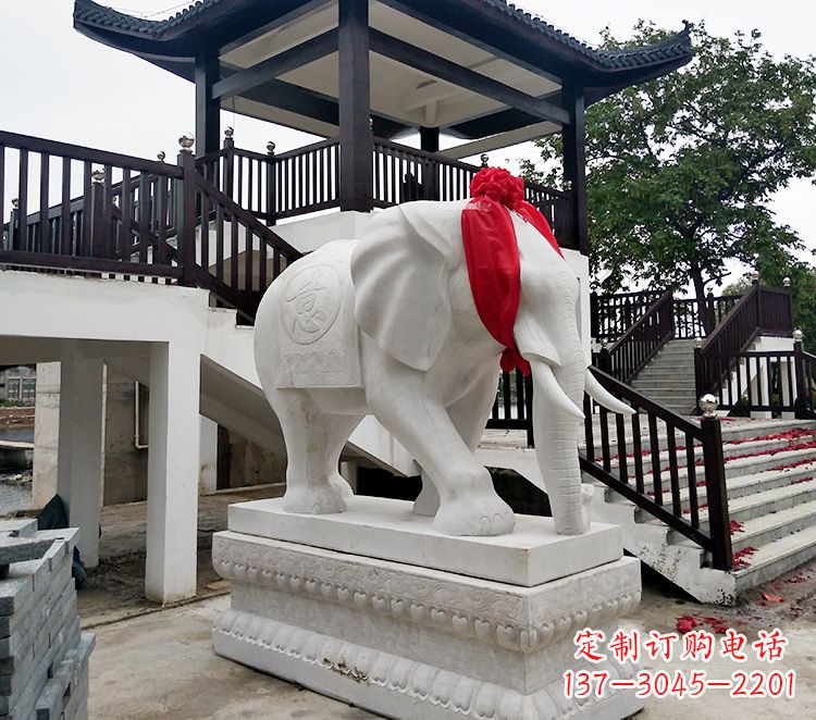 泰安小孩大象石雕
