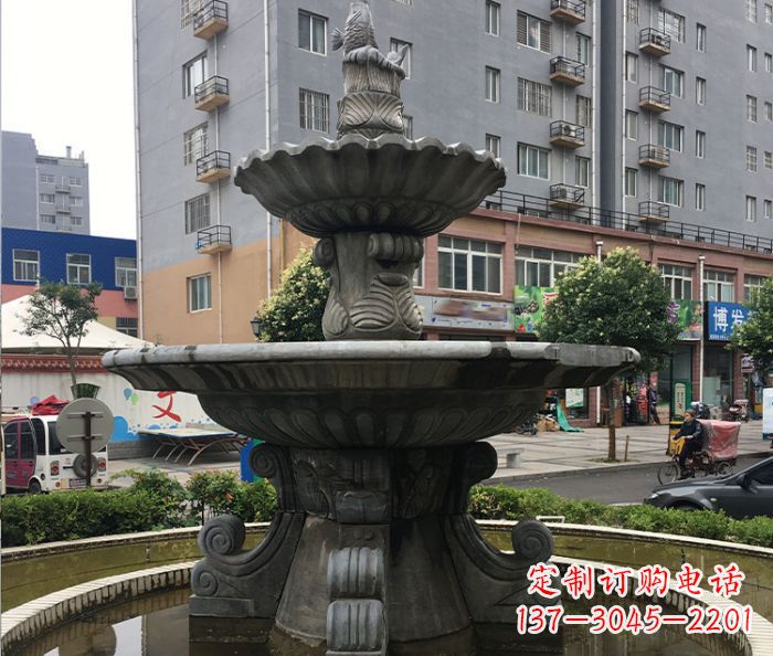 泰安小区景观仿古喷泉石雕
