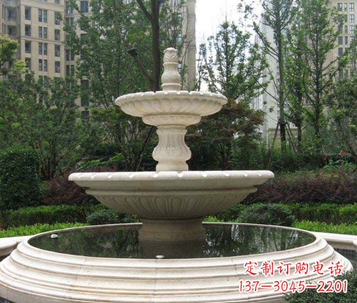 泰安小区景观欧式喷泉石雕 (2)