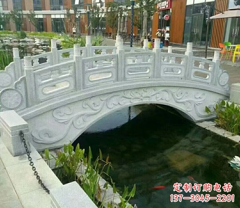 泰安小区景观石桥栏杆