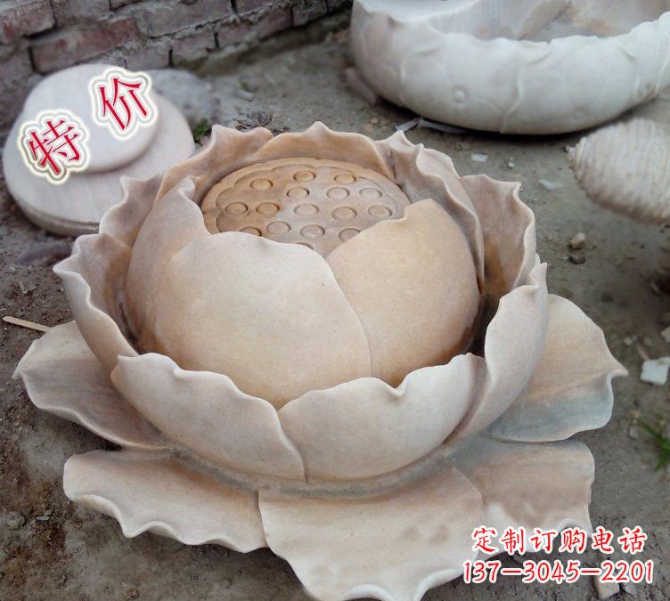泰安小区莲花石雕