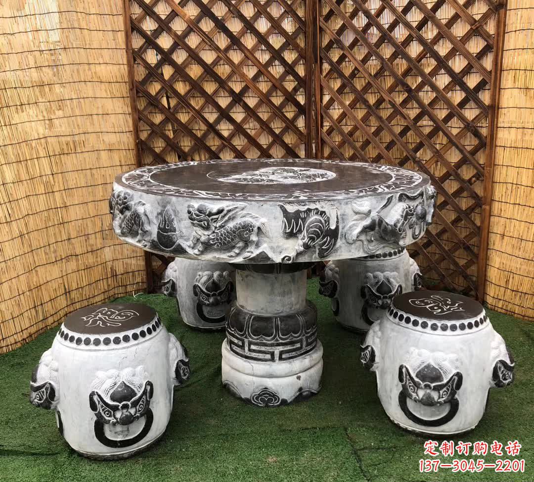 泰安小区休闲创意石桌凳