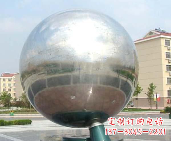 泰安校园不锈钢抽象地球仪雕塑