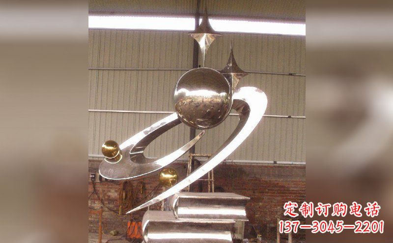 泰安校园不锈钢书籍雕塑