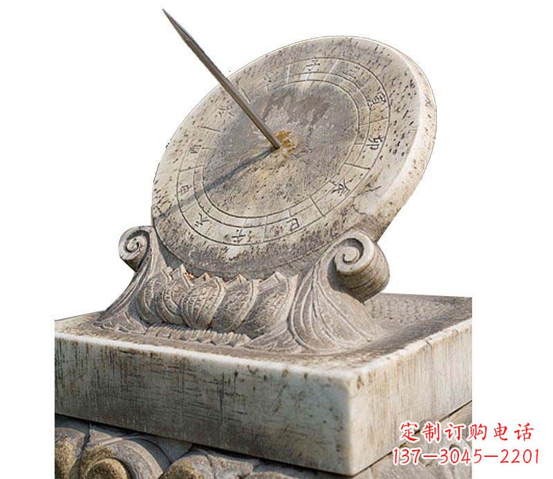 泰安校园大理石日晷景观石雕