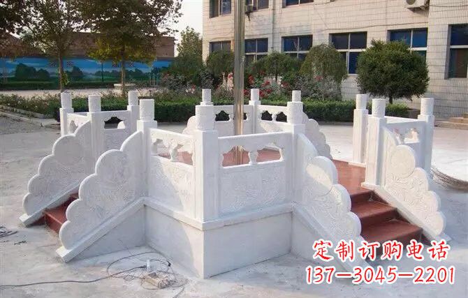 泰安校园汉白玉升旗台