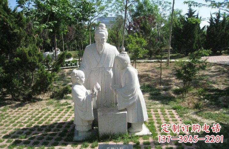 泰安校园孔融让梨石雕