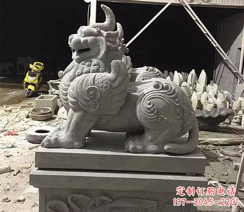 泰安獬豸法院门口石雕
