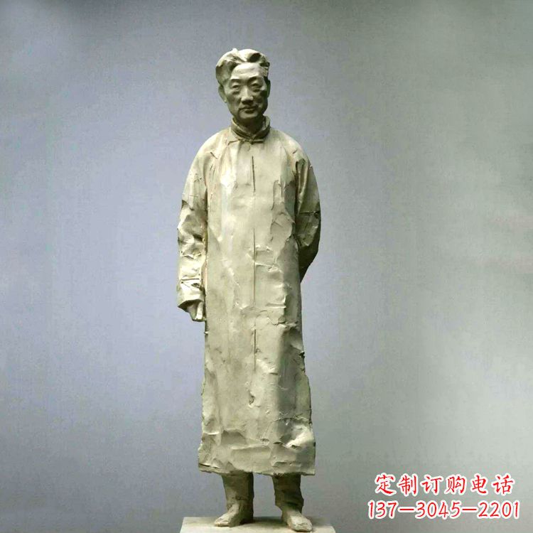 泰安徐悲鸿雕塑像石雕历史名人雕像
