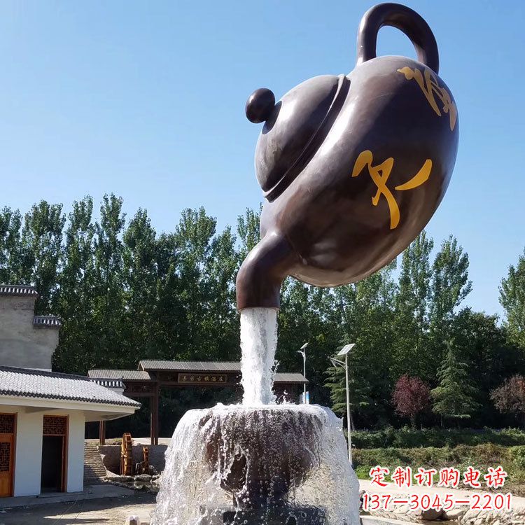 泰安悬空天壶流水喷泉
