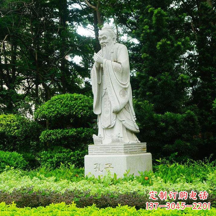 泰安学校名人铜像雕塑 孔子铜像雕塑