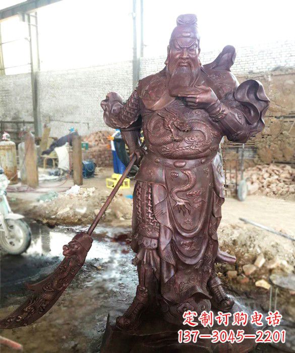 泰安义薄云天关公像