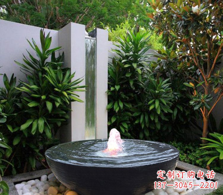 泰安鱼缸石雕喷泉