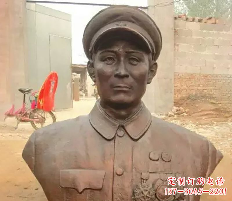 泰安元帅名人胸像铜雕