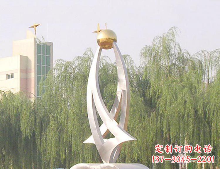 泰安园林不锈钢创意书籍雕塑
