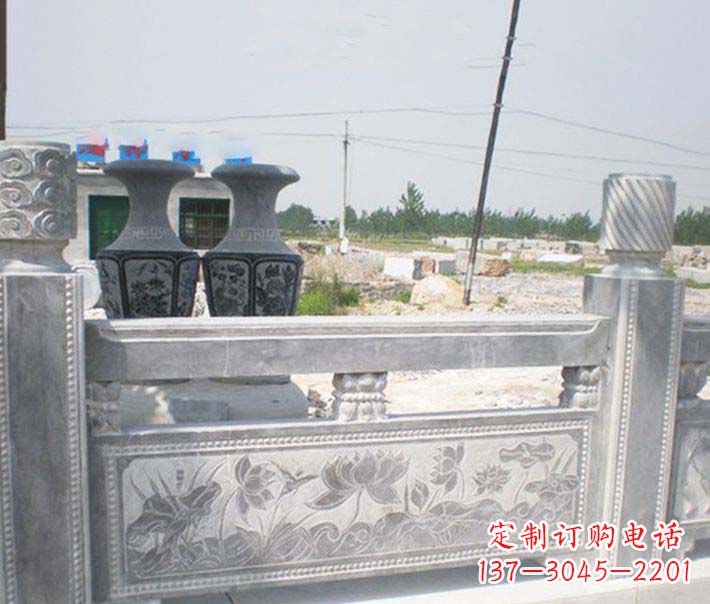 泰安园林仿古石栏板景观石雕 (3)