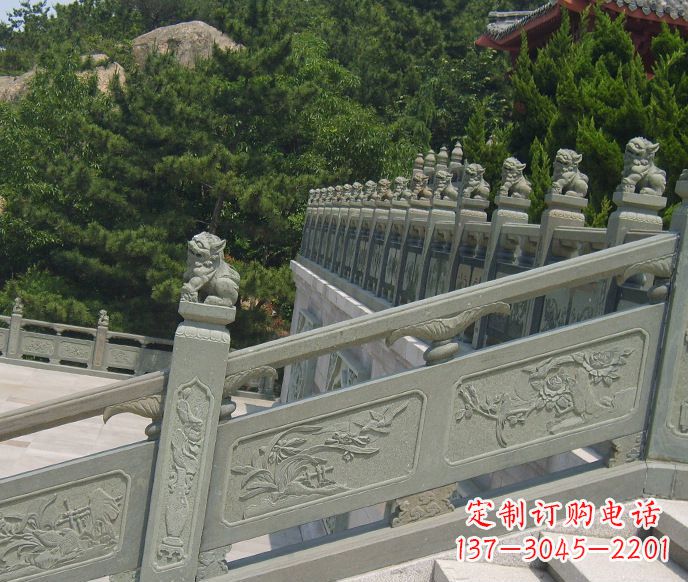 泰安园林仿古石栏板景观石雕 (4)