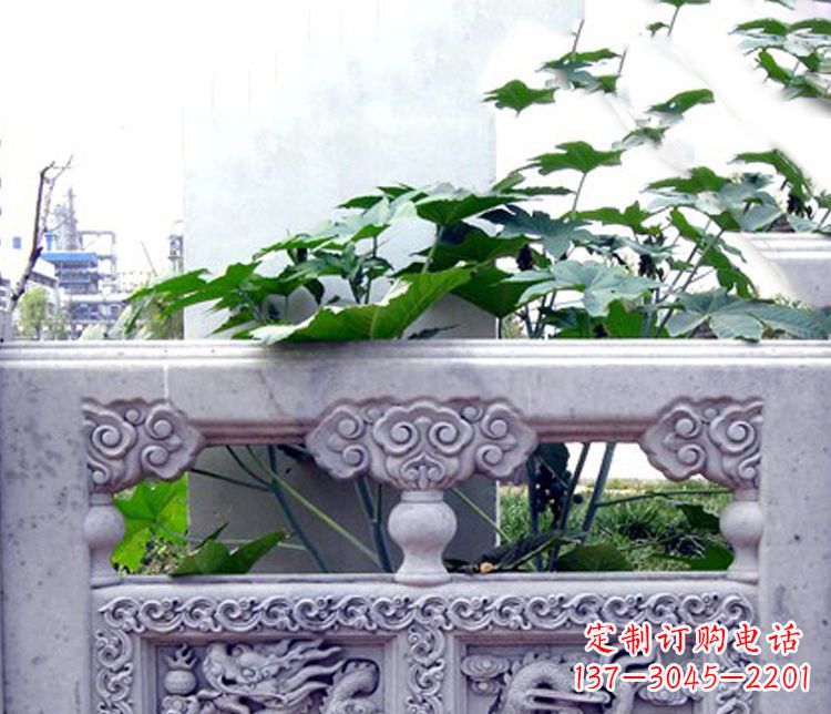 泰安园林仿古石栏板景观石雕 (6)