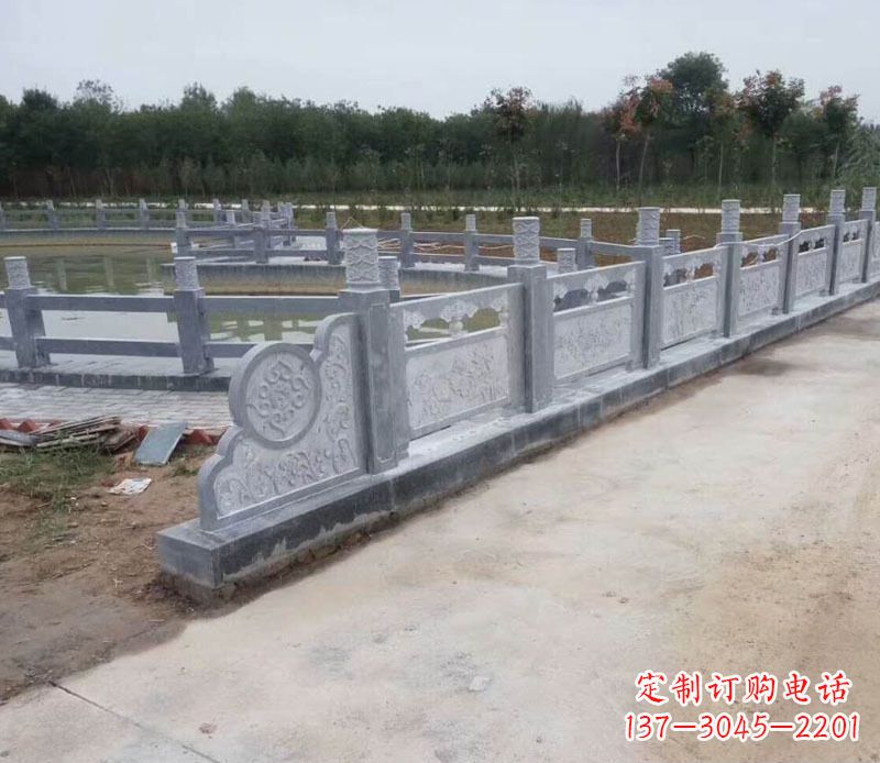 泰安园林仿古石栏板景观石雕 (11)