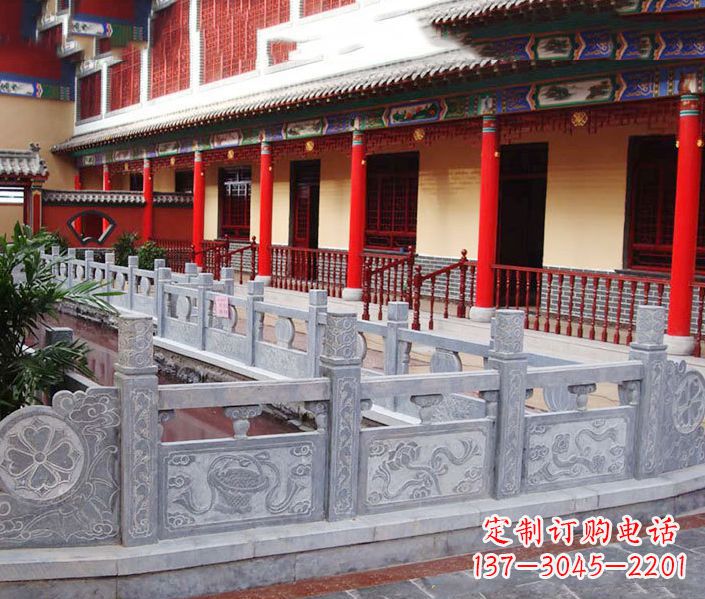 泰安园林仿古石栏板景观石雕 (12)