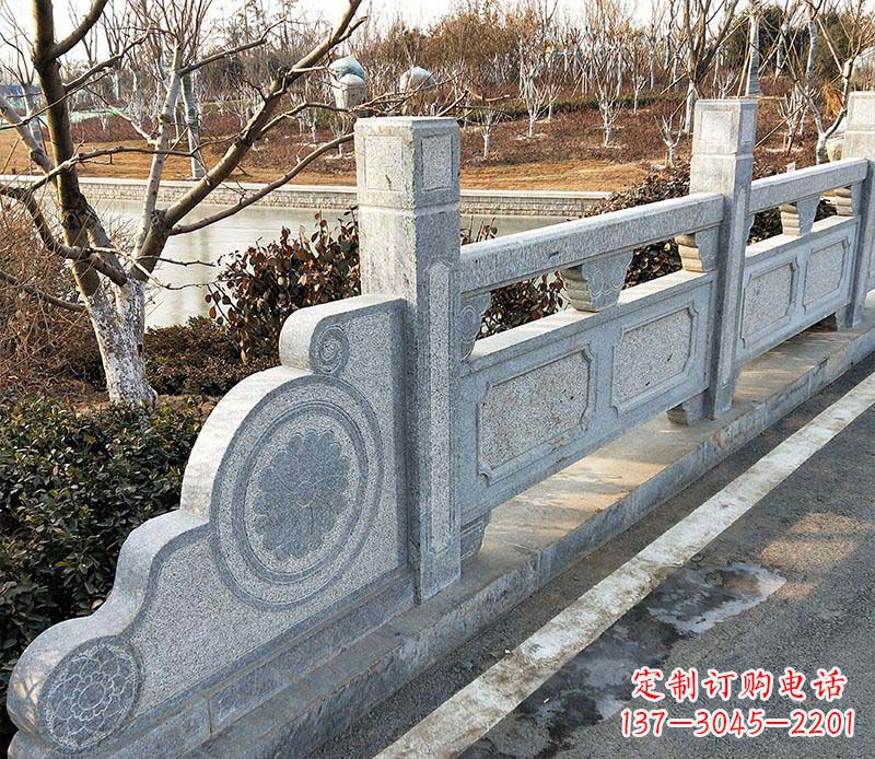 泰安园林仿古石栏板景观石雕_1