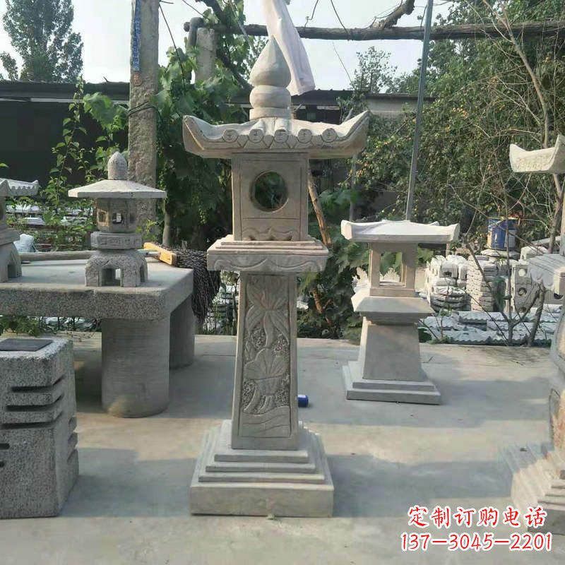 泰安园林仿古做旧中式石灯