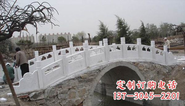 泰安园林汉白玉大桥栏板景观石雕