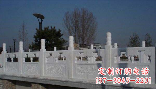 泰安园林汉白玉栏板景观石雕