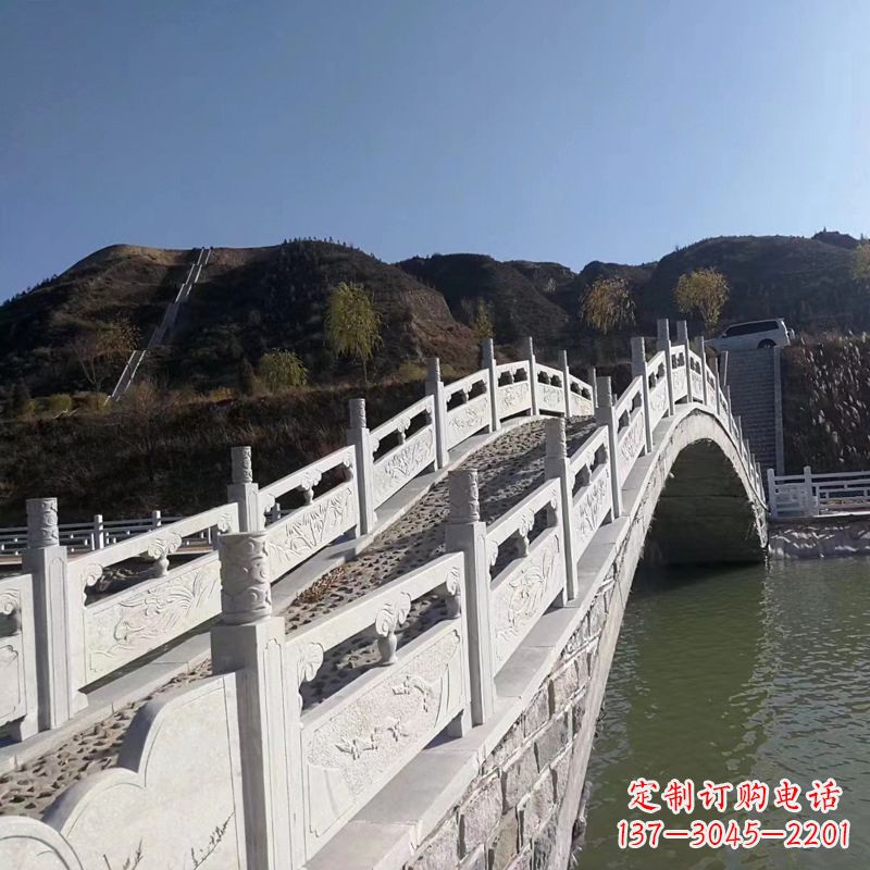 泰安园林景点石雕桥栏板
