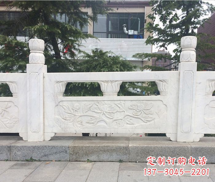 泰安园林景观大理石浮雕栏板 (2)