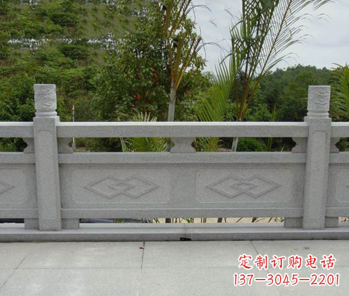 泰安园林景观大理石栏板雕塑 (3)