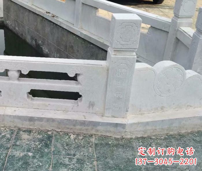 泰安园林景观大理石栏板雕塑 (7)